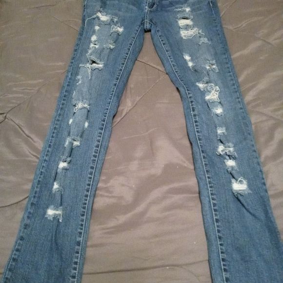 Super Shredded Skinnier Jeans - Picture 4 of 8